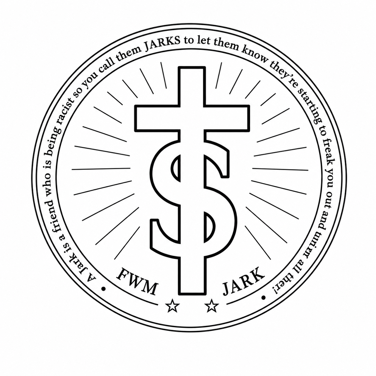 FriendsWithMatt coin — front